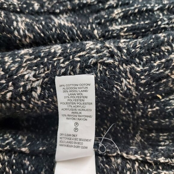 Lucky Brand Wool Blend Stargazer Tribal Aztec Open Knit Cardigan Sweater - Picture 8 of 11